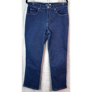 Riders by Lee Indigo Women's Jeans Size 12 Petite Dark Wash Straight